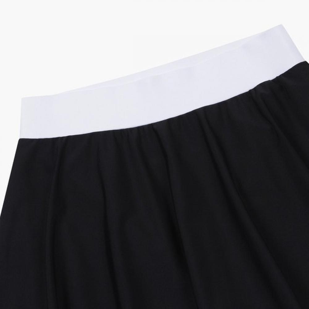 Le Coq Sportif Skirt With Inner Pants Blk   Qp222ssk54