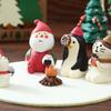 Handmade Zakka Santa Claus Resin Ornaments for Christmas Decor