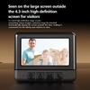 Wireless Visual Doorbell 2.4G No WiFi 4.3Inch HD Screen Two Way Audio Intercom Home Security Video Doorbell Camera With Night