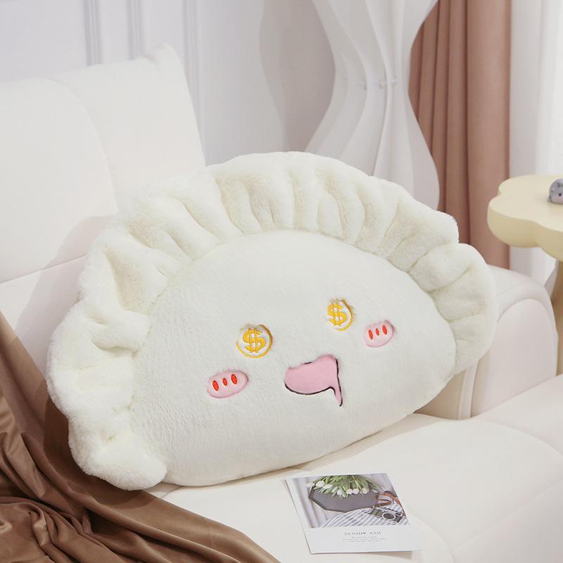 Simulated Dumpling Pillow Plush Toys Creative Dumpling Expression Dolls Cushions On Sofa Bed Pillow Photo Props