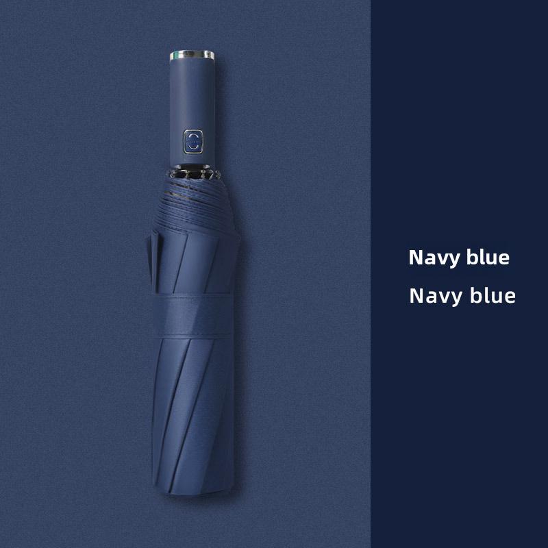 

Большой автоматический обратный зонт в стиле ретро для мужчин и женщин - защита от ультрафиолета в солнечные и дождливые дни