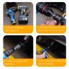 Jack Wrench Set, Including 1 Socket + 1 Hexagonal Air Screwdriver, Household Car Repair Tools, Scissor Lift Jack Tire Change Wrench