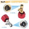 R134A Can Tap, R134A Self-Sealing and Puncture Style Refrigerant Can Tap Valves with Refrigerant Tank Adapters for Automotive Air Conditioning