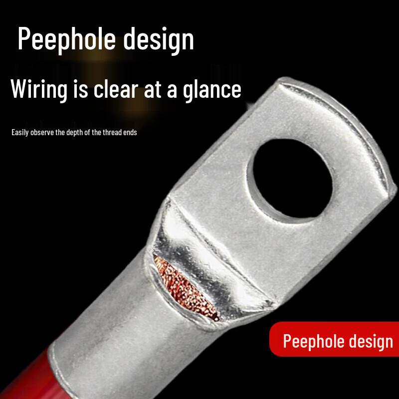 Copper Cable Lug with Inspection Hole
