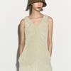RE RHEE CROCHET BUCKET HAT KHAKI BROWN