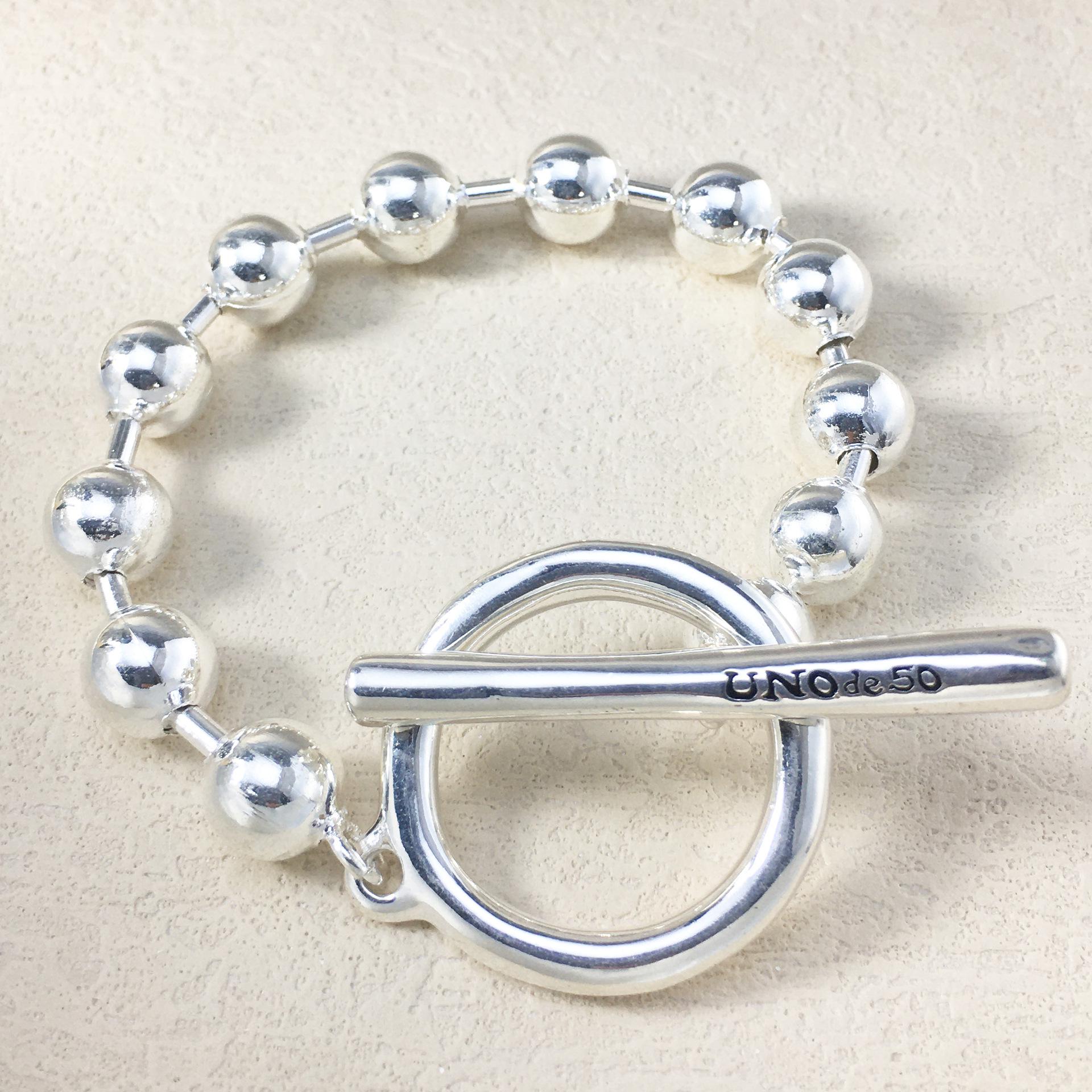 2024 UNOde50 European & American Fashion Geometric Bracelet for Women - Romantic Jewelry Gift