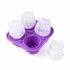 Tulip Ice Cube Mold, Tulip Shapes Ice Cube Tray, Silicone Ice Mold Fun Shapes, 4 Tulip Ice Balls For Chilling Cocktails Drinks