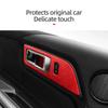 Make of Alcantara Betterhumz For Ford Mustang 2015- Auto Door Bowl Handle Trim Sticker Tuning Decor Car Interior Accessories