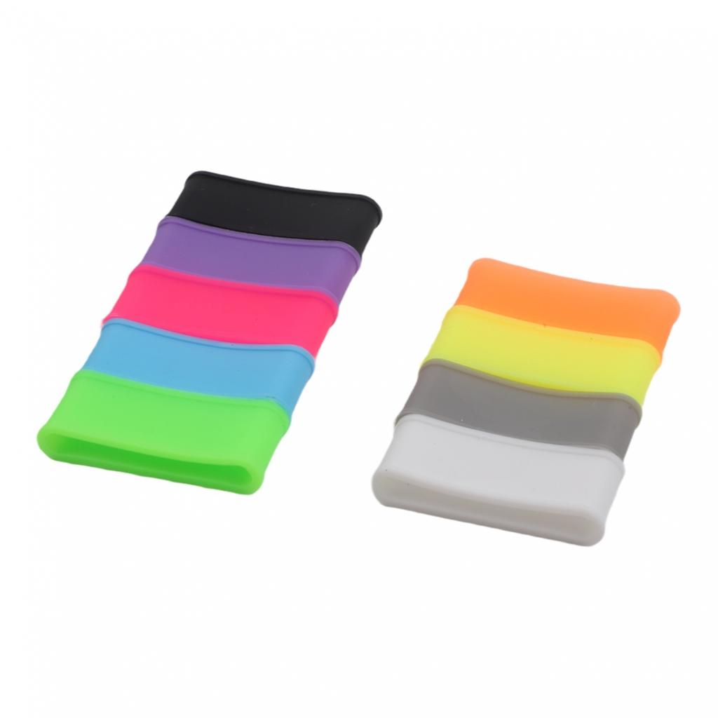 Set of 9 Silicone Grip Bands for Pickleball Paddle and Tennis Racket Handles