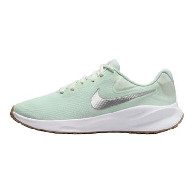 Revolution 7 Barely Green White Platinum Tint Metallic Silver Women's Sneakers FB2208-303