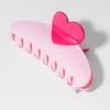 Hair Drama Co. Holographic Hair Claw Clips for Women Aesthetics | Non-Slip Ponytail Holder Matte Jaw Butterfly Clutches | Floral Beach Tropical H