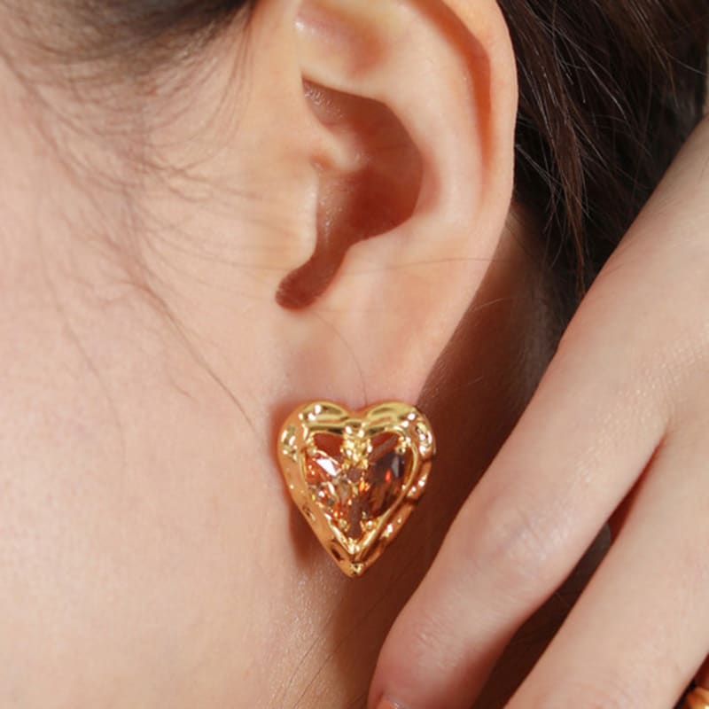 

POPPI Poetic love earrings SILVER