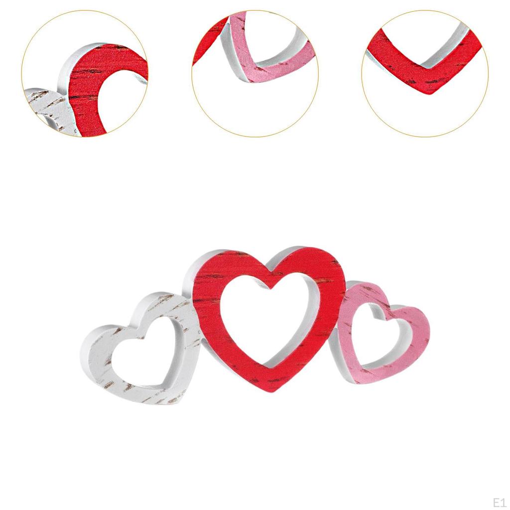 Herz Mittelstück für Tischdekoration Valentinstag Ornament Handwerk Sammlerstücke Wohnzimmer