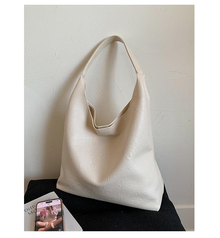 Retro tote bag women's bag 205 autumn and winter new trendy Korean underarm bag versatile large-capacity shopping bag bag