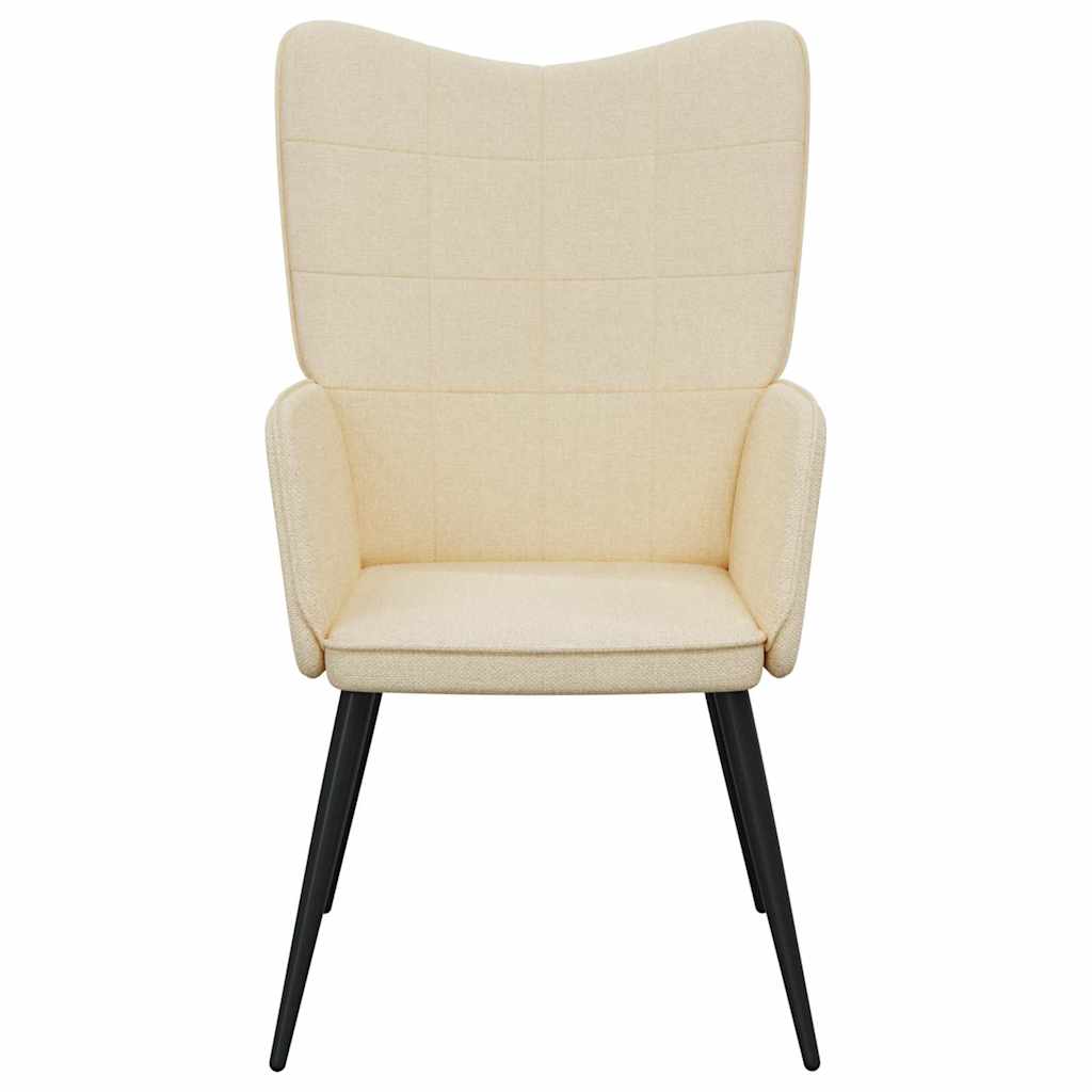 Vidaxl Armchair, Cream, Fabric Upholstered