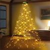 280/400L LED String Light Christmas Tree Waterfall Warm White & Colorful String Lights For Home Party Christmas Holiday Ambient Indoor Lights Decor