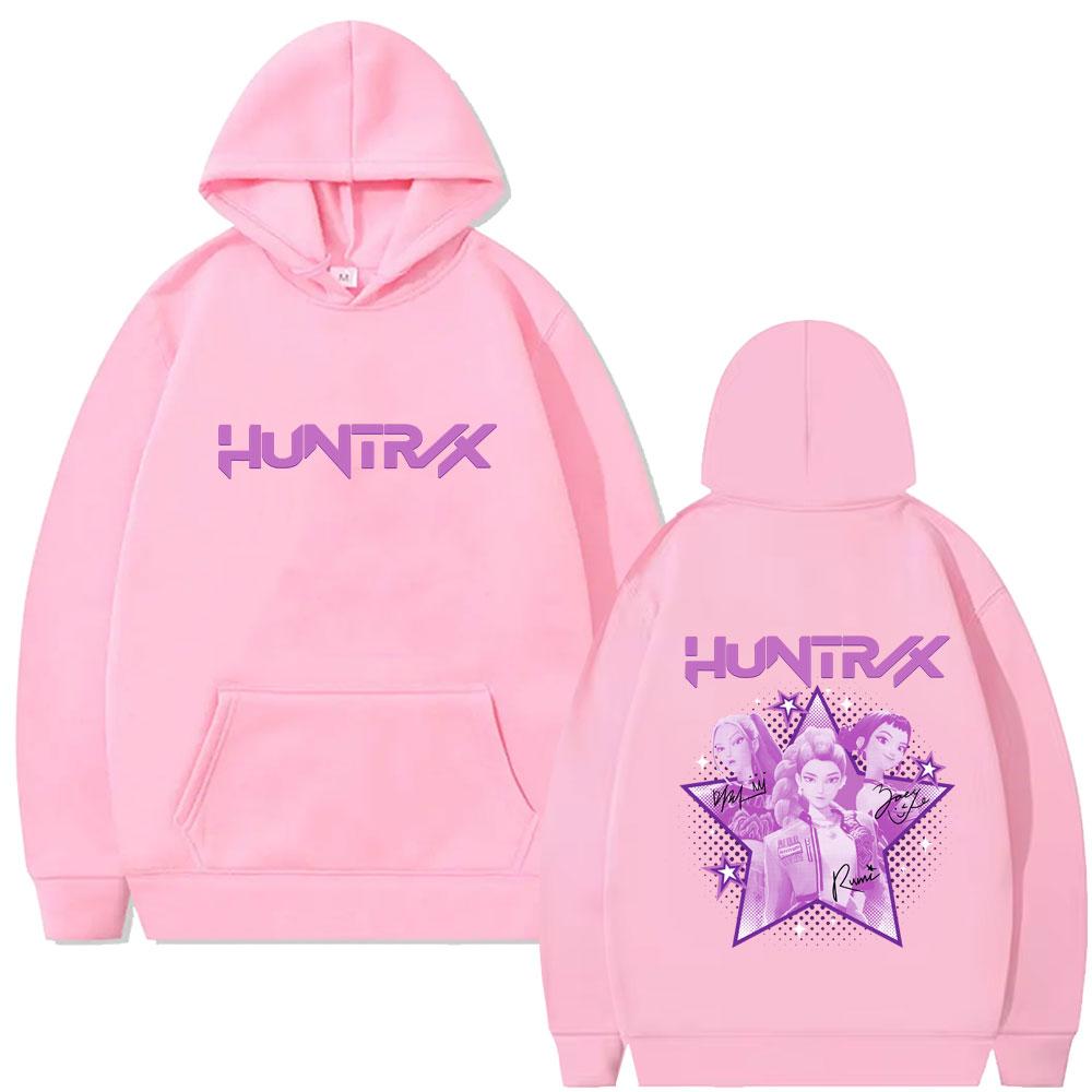 KPop Demon Hunters Hoodie Rumi Mira Zoey Graphic Sweatshirt Men Women Clothing Oversized Hoodies Male Vintage Pullover