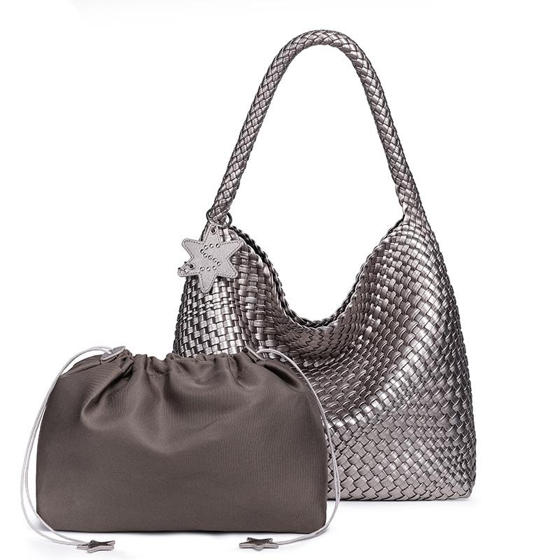 

Gun Gun Сумка-тоут ручной работы Женская Большая вместительная Большая сумка Портативная На плечо Подмышку Сумка-ведро 36*13.5*31