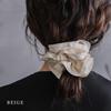JewelVOX Scrunchie Hair Accessory for Solid Stylish Hair Brown Women, Grosgrain, Color, Simple, Tie,
