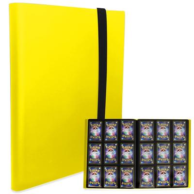 MONO ZACK Card File Trading Card Binder Holds 360 Cards Card Case File Sleeve Compatible (Yellow)