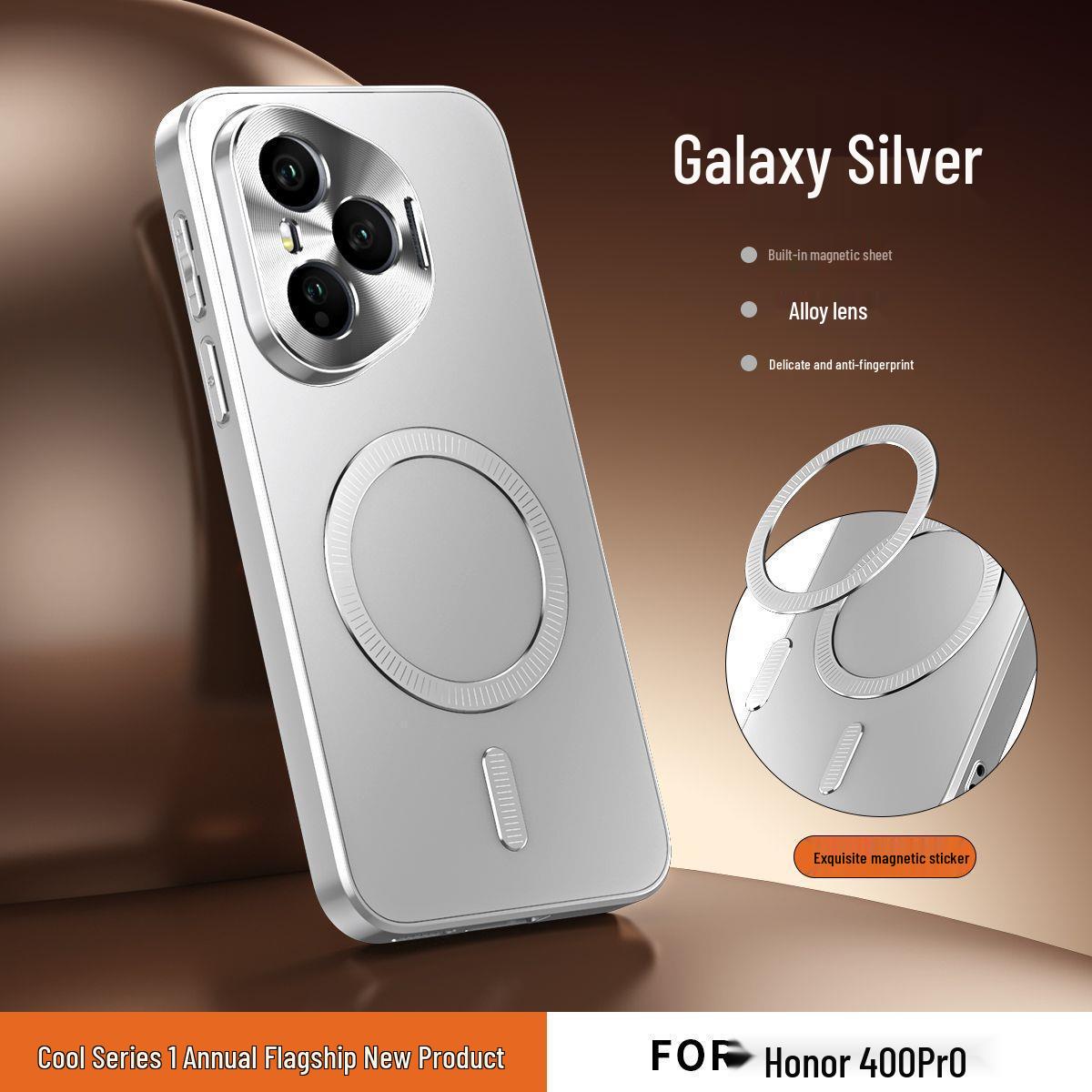 

Honor 400 Drop-Proof Phone Case with Lens Protection and Magnetic Ring - Unisex, Premium Hard Shell. Honor 400 Pro