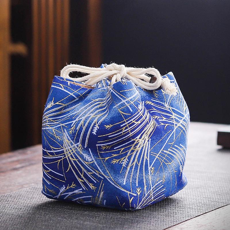 Mehrzweck-Reise-Aufbewahrungstasche für Teegeschirr, Baumwolle, Teetasse, antike Armbänder, Schmuck, Schutzhülle, japanisches Mittagessen, Geschenk, Dekorationstasche