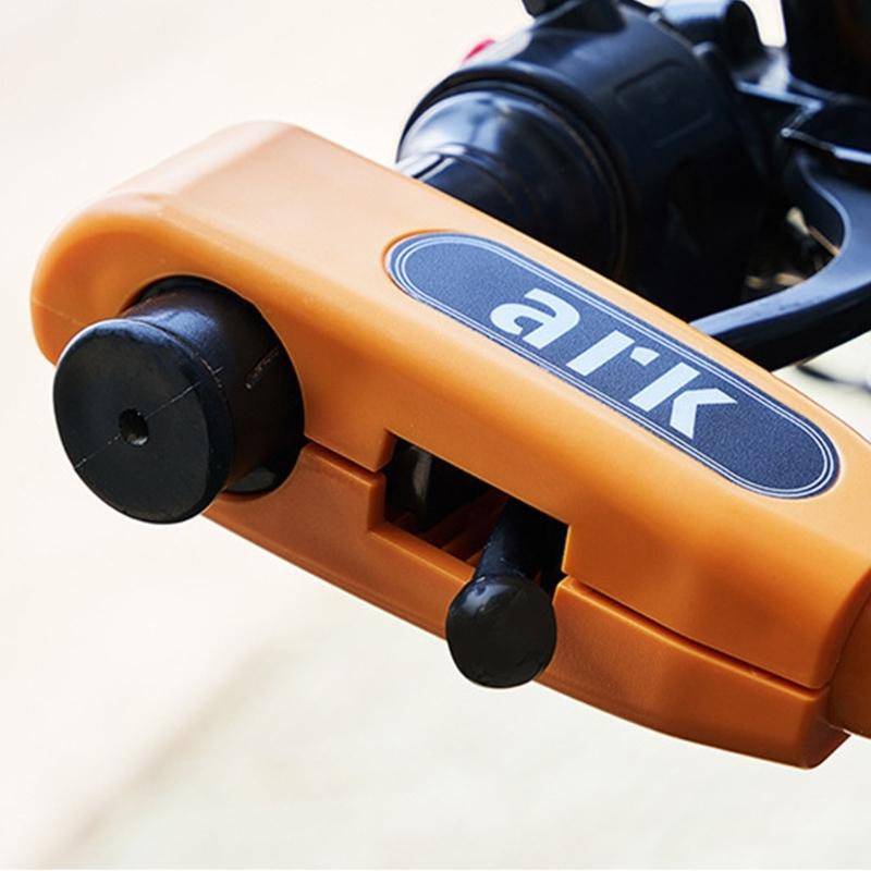 Motorcycle Handlebar Lock Cycling Helmet Lock Brake Lock Anti-Theft Grip Lock Bicycles Security Lock