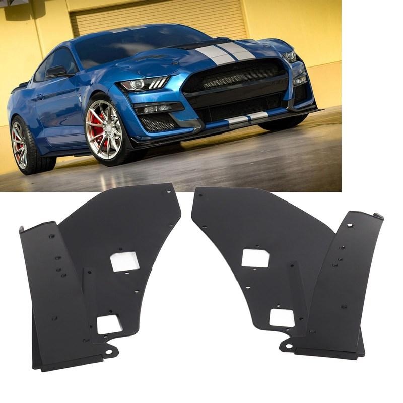 Front Bumper Corner Spoiler 1 Pair Front Side Corner Winglet Prevent Collision Long Lasting Use for  GT500 2014 To 2021