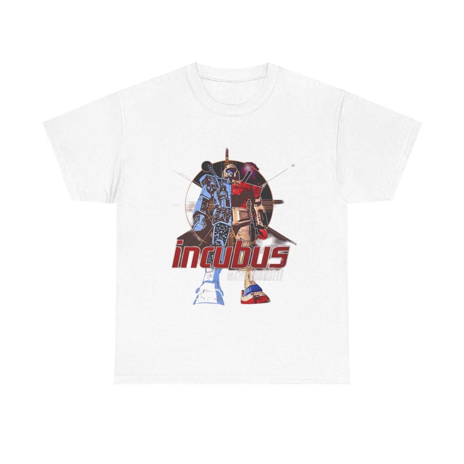 

Incubus T-shirt vintage rock band retro metal Unisex Heavy Cotton Tee S