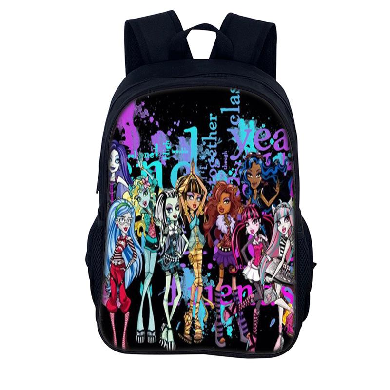 

Шкільний рюкзак Monster High, Дитячий рюкзак Elf High School KTB Genie High School New 15 Single Backpack