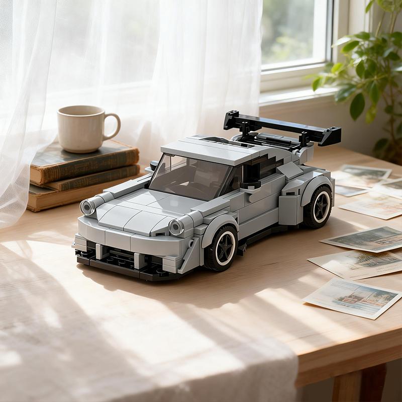 MOC Technical Car City Speed Vehicle Vetro Car Rally Building Blocks Bricks Ornament Creative Toys For Kids Adults Birthday Gift