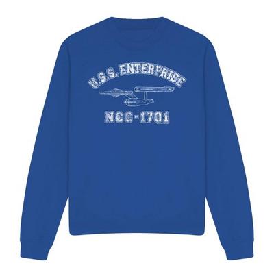 STAR TREK Unisex Adult Enterprise Athletic Sweatshirt