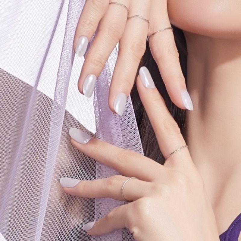 EDGEU Shop Gel Mirror Syrup Berry Adhesive Gel Nail 16pcs Mirror Syrup Berry