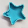 Handmade Glossy for Key Chain Decoration Resin Mold Shiny Star Shape Keychain Resin Mold DIY Crafts Pendant Silicone Mou