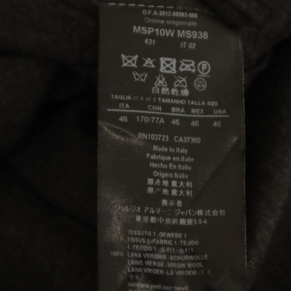 GIORGIOARMAN wool made in italy Slacks pants 46 gray Tuck pants Men's Used