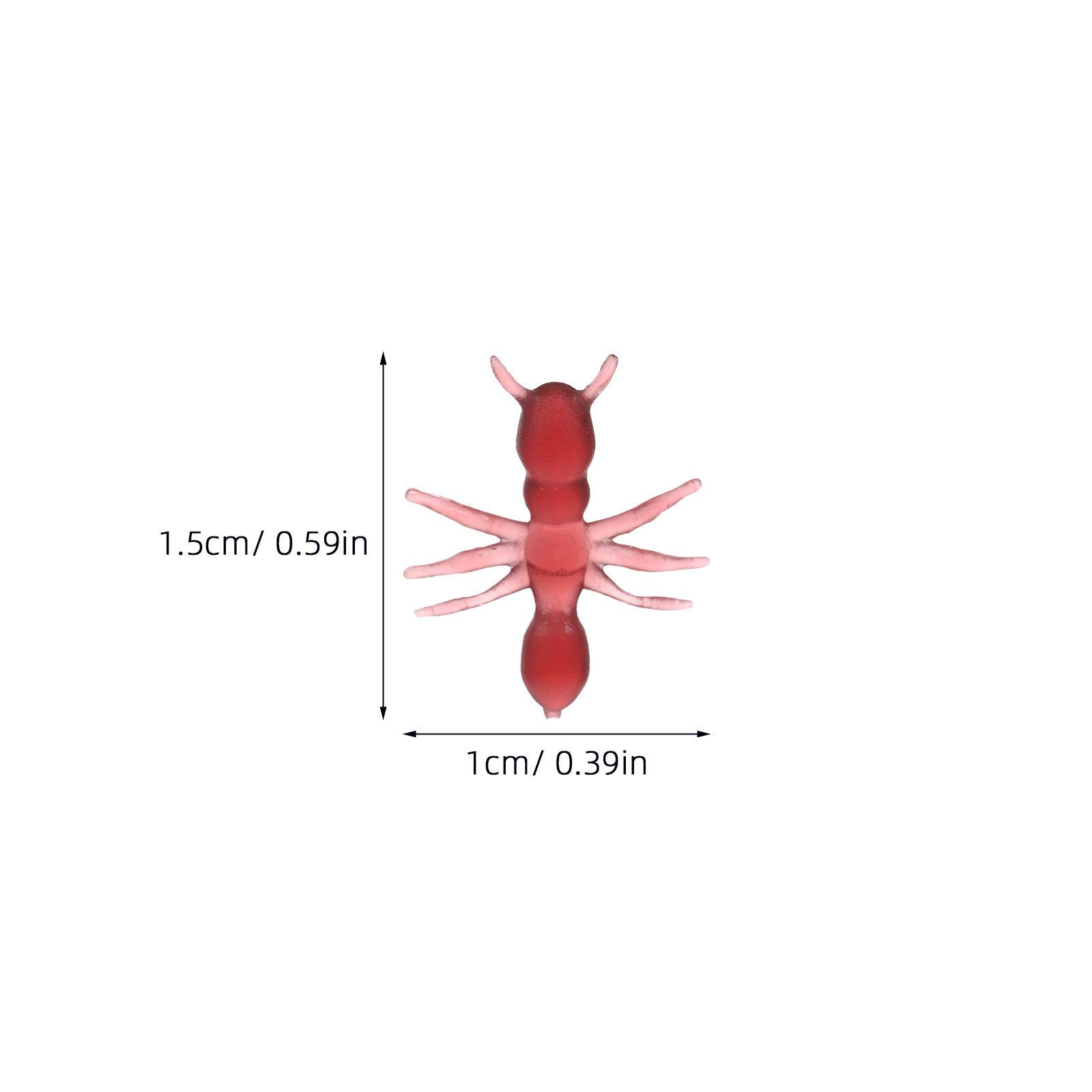 

50Pcs Halloween Creepy Simulation Ants Plastic Fake Insects Party Prank Decoration Props Halloween Simulation Insects коричневый