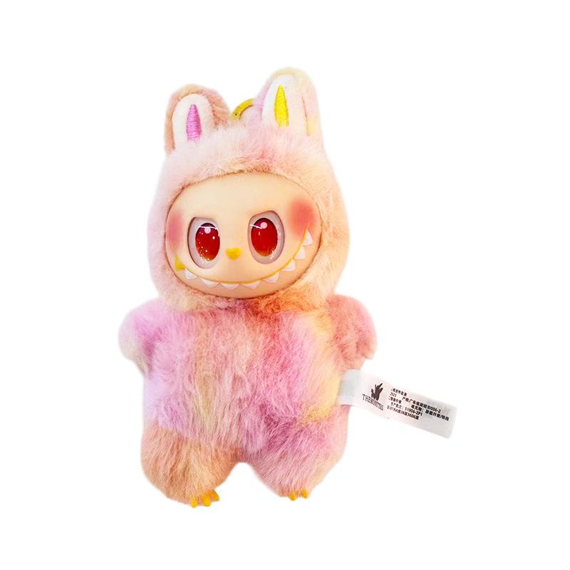 Plush Doll Doll Key Chain Schoolbag Pendant Straight Plush Vinyl Doll Hanging Tide Play