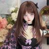 Awen Bjd Wig Mohair 1/4, 1/6 BJD Bangs Straight Short High-layered Long Hair for 30-40cm BJD DD SD Doll Hair In Multiple Colors