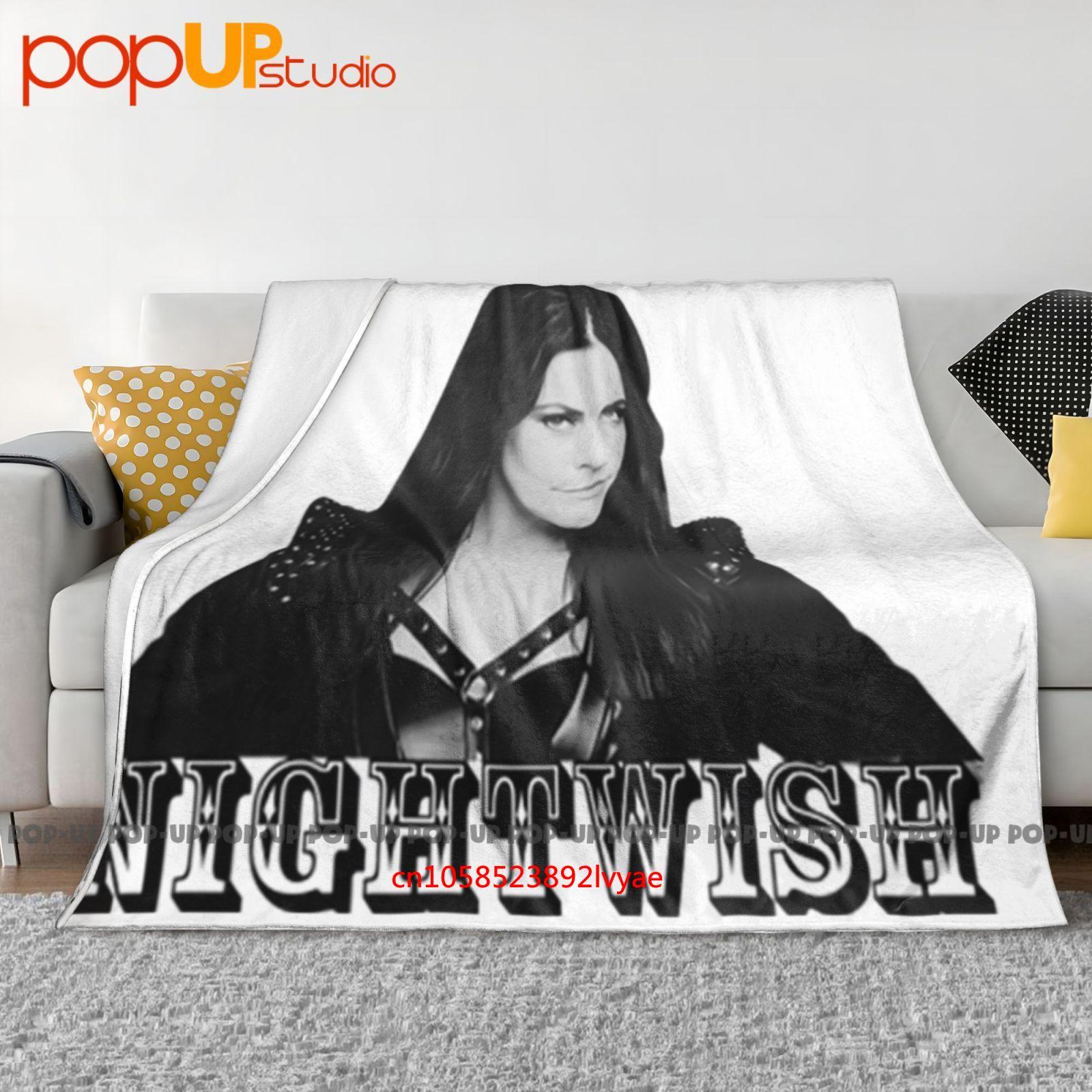 Nightwish Floor Jansen Ультра-мягкое одеяло Покрывало Зимнее Накидка на диван Постельное белье Size: 75*100cm, Weight: 230 GSM