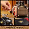 Non-Toxic 719Pcs Vintage Camera Building Blocks Puzzle Machine Assemble Bricks Toys With Light Creative Desktop Decoration Gifts