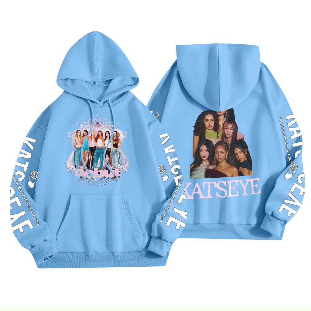 Unisex Fashion Lightweight Long Sleeve Pullover With Pockets Printed Hoodie