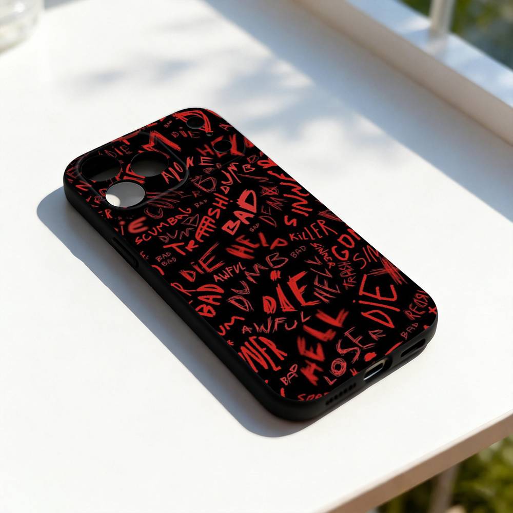 

Graffiti Art Cool Thing Cool For iPhone 17,16,15,14,13,12,11,Pro,Max,Plus,E,SE4,Air,Mini Black Soft Cover Phone Case iPhone16plus