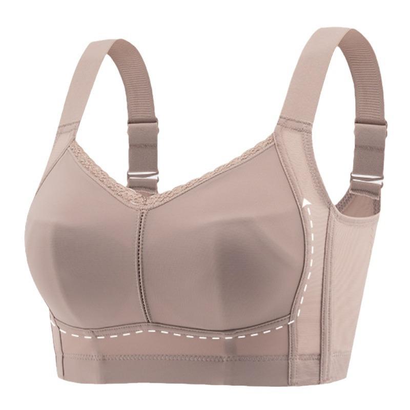 Summer Bra Thin Full Cup Seamless Bra with Adjustable Collection and Anti Sagging Bra