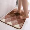 Gradient Flocked Floor Mat Non-Slip Absorbent Bath Rug Bathroom Kitchen Entryway Living Room