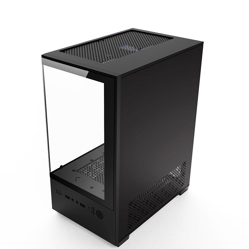 Мини-корпус для игрового компьютера M-Atx Seaview Room 270 Fahrenheit Ull View Без стойки Настольный корпус Поддержка 240 СВО Корпус для ПК Only PC Case
