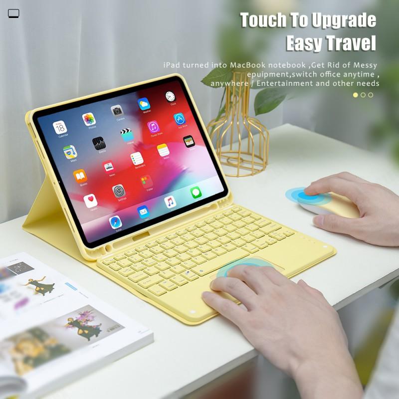 IPad Air 5 9.7 10th Gen Pro 11 4 10.2 Case With Touch Keyboard Full Body Protective Cover Stand Function Shockproof