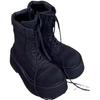 NEW Classics Chelsea Boots Women Black Ankle Boots Autumn Winter Shoes Leather Platform Short Boots Slip On Elastic Band