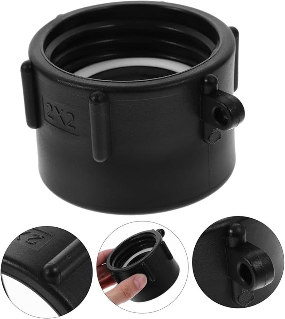 IBC Tank Adapter S60 X  1" 1.5 2" 63/75/80/100mm Thread Connector Ton Barrel Connect 1000 Liter IBC Tank Fitting