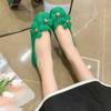 Fashion Comfortable Summer Slip-on Square Toe Women's Flat Shoes Chic and Elegant Quick Delivery Young Casual Ladies Footwear Promotion