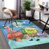 1pc SpongeBob SquarePants Christmas Edition Chair Mat - Anime Cartoon Design, Holiday Gift, Non-Slip Carpet for Office, Home Decor, Living Room, Bedro